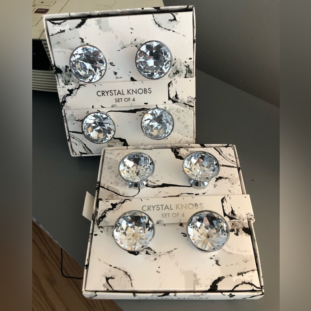 Crystal Knobs Set Of 8
